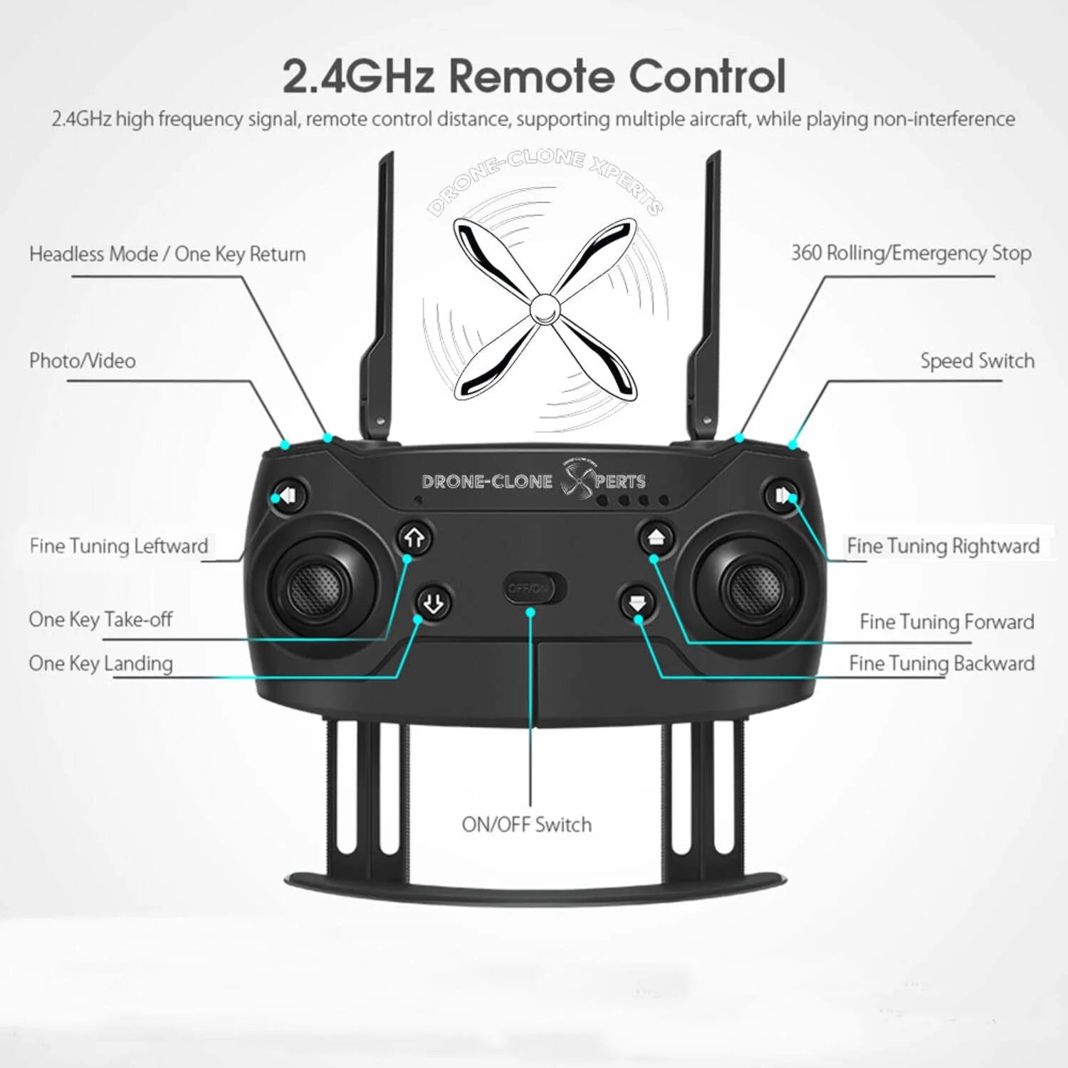 Xperts Falcon 4K AUTO RETURN HOME Aerial Drone